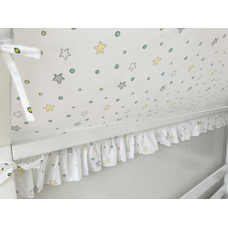 Крыша и шторы для кроватки домика ТД-38